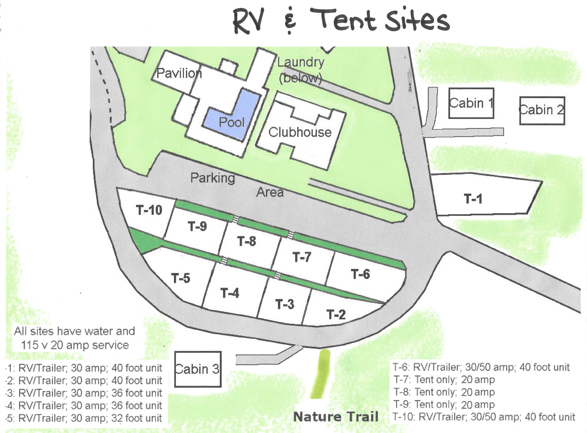 forest hills club rv and tent sites